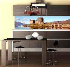 Fototapeta do kuchyn flie 260 x 60  Eilean Donan Castle, Highlands, Scotland, 260 x 60 cm