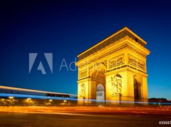 Samolepka flie 270 x 200  Arc de Triomphe Champs Elyses Paris France, 270 x 200 cm