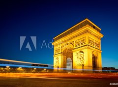 Fototapeta pltno 330 x 244, 35687820 - Arc de Triomphe Champs Elyses Paris France