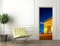 Samolepka na dvee flie 90 x 220  Arc de Triomphe Champs Elyses Paris France, 90 x 220 cm