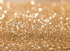 Fototapeta160 x 116  gold twinkled background  christmas, 160 x 116 cm