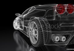 Fototapeta145 x 100  Sport car, 145 x 100 cm