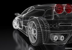 Fototapeta184 x 128  Sport car, 184 x 128 cm