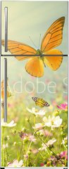 Samolepka na lednici flie 80 x 200  summer flowers, 80 x 200 cm