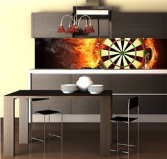 Fototapeta do kuchyně fólie 260 x 60, 36212218 - Darts Board - Šipková deska
