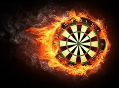 Samolepka flie 270 x 200, 36212218 - Darts Board - ipkov deska
