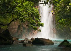 Samolepka flie 200 x 144, 36343105 - Celestial blue waterfall