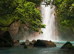 Fototapeta360 x 266  Celestial blue waterfall, 360 x 266 cm