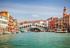 Samolepka flie 145 x 100, 36409626 - Rialto Bridge over Grand canal in Venice