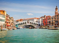 Samolepka flie 270 x 200, 36409626 - Rialto Bridge over Grand canal in Venice