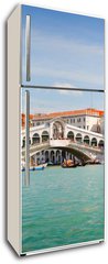 Samolepka na lednici flie 80 x 200, 36409626 - Rialto Bridge over Grand canal in Venice