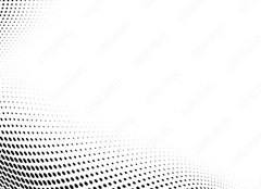 Fototapeta papr 160 x 116, 364639190 - The halftone texture is monochrome. Vector chaotic background