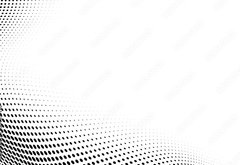 Fototapeta pltno 174 x 120, 364639190 - The halftone texture is monochrome. Vector chaotic background