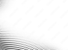 Samolepka flie 270 x 200, 364639190 - The halftone texture is monochrome. Vector chaotic background