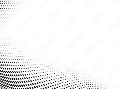 Fototapeta pltno 330 x 244, 364639190 - The halftone texture is monochrome. Vector chaotic background