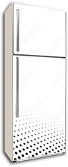 Samolepka na lednici flie 80 x 200, 364639190 - The halftone texture is monochrome. Vector chaotic background