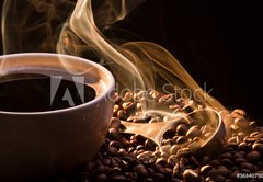 Fototapeta174 x 120  Coffee, smoke and seeds, 174 x 120 cm