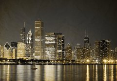 Fototapeta184 x 128  Vintage Design: Chicago, 184 x 128 cm