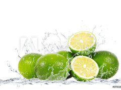 Samolepka flie 270 x 200, 37016449 - lime splash