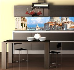 Fototapeta do kuchyn flie 260 x 60, 37097506 - Venice, view of grand canal and basilica of santa maria della sa