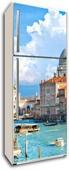 Samolepka na lednici flie 80 x 200, 37097506 - Venice, view of grand canal and basilica of santa maria della sa