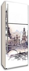 Samolepka na lednici flie 80 x 200, 37143083 - Paris (series C)