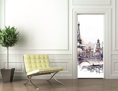 Samolepka na dvee flie 90 x 220, 37143083 - Paris (series C)