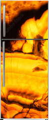 Samolepka na lednici fólie 80 x 200, 371525447 - Backlit translucent alabaster. Abstract natural stone texture