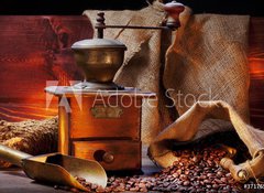 Samolepka flie 100 x 73, 37176509 - Kaffeem hle Antik