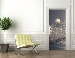 Samolepka na dveře fólie 90 x 220, 3719677 - cration numrique 3 - číslo číslo 3