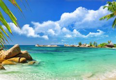 Fototapeta vliesov 145 x 100, 37245256 - tropical paradise - Seychelles islands