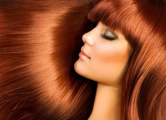 Fototapeta papr 254 x 184, 37372485 - Healthy Hair - Zdrav vlasy