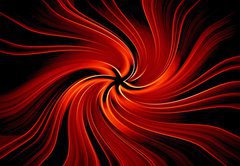 Fototapeta145 x 100  Red abstract vortex  digital illustration background, 145 x 100 cm