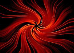 Fototapeta pltno 240 x 174, 3741763 - Red abstract vortex - digital illustration background - erven abstraktn vr
