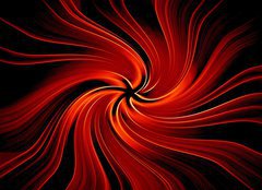 Fototapeta papr 254 x 184, 3741763 - Red abstract vortex - digital illustration background