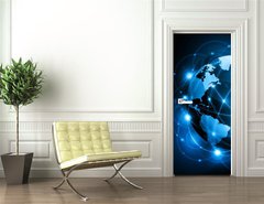 Samolepka na dvee flie 90 x 220  Best Internet Concept of global business from concepts series, 90 x 220 cm