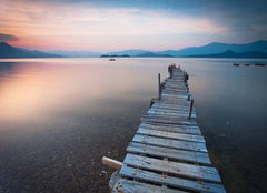 Fototapeta240 x 174  pier and boat, 240 x 174 cm