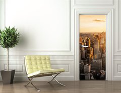 Samolepka na dvee flie 90 x 220  New York, 90 x 220 cm