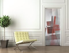 Samolepka na dvee flie 90 x 220, 38353538 - Abstraktes Gemlde