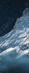 Samolepka na dvee flie 90 x 220, 383981906 - panoramic view to the majestic Matterhorn mountain at night. Valais, Switzerland