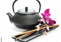 Samolepka flie 145 x 100, 38491507 - Tea pot and chopsticks