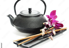 Fototapeta papr 184 x 128, 38491507 - Tea pot and chopsticks