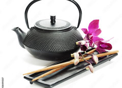 Fototapeta vliesov 200 x 144, 38491507 - Tea pot and chopsticks