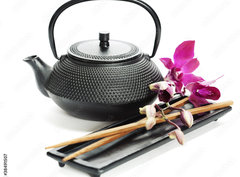 Fototapeta pltno 330 x 244, 38491507 - Tea pot and chopsticks