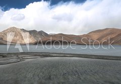 Fototapeta184 x 128  Pangong Lake in the Himalayas, 184 x 128 cm