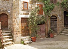 Samolepka flie 200 x 144, 38509200 - italian yard in tuscan village