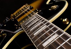 Samolepka flie 145 x 100, 38690213 - Electric guitar close up