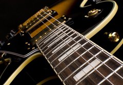 Fototapeta174 x 120  Electric guitar close up, 174 x 120 cm