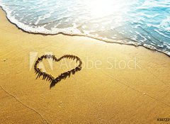 Samolepka flie 100 x 73  Love concept, 100 x 73 cm