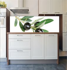 Fototapeta do kuchyn flie 180 x 60, 38821931 - Olives over white